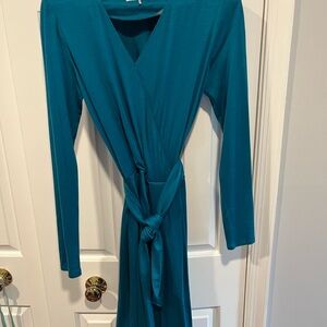 Emilio Pucci Turquoise wool dress- bought in Milan!
